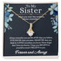 Alluring Beauty Necklace For Sister (Yellow & White Gold Variants)