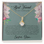 Alluring Beauty Necklace For Best Friend (Yellow & White Gold Variants)