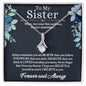 Alluring Beauty Necklace For Sister (Yellow & White Gold Variants)
