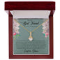 Alluring Beauty Necklace For Best Friend (Yellow & White Gold Variants)