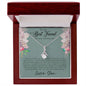 Alluring Beauty Necklace For Best Friend (Yellow & White Gold Variants)