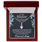 Alluring Beauty Necklace For Sister (Yellow & White Gold Variants)