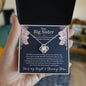 Love Knot Necklace For Sister (Yellow & White Gold Variants)
