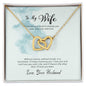 Interlocking Hearts Necklace For Wife (Yellow & White Gold Variants)