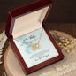 Interlocking Hearts Necklace For Wife (Yellow & White Gold Variants)