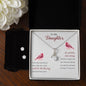 Alluring Beauty + Clear CZ Earrings For Daughter
