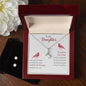 Alluring Beauty + Clear CZ Earrings For Daughter