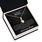 "Elegant To My Wife Necklace: A Loving Husband's Gift for Your Soulmate"