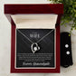 Uniquely Beautiful 'To My Wife' Necklace and Earring Gift Set: Show Your Love with Style